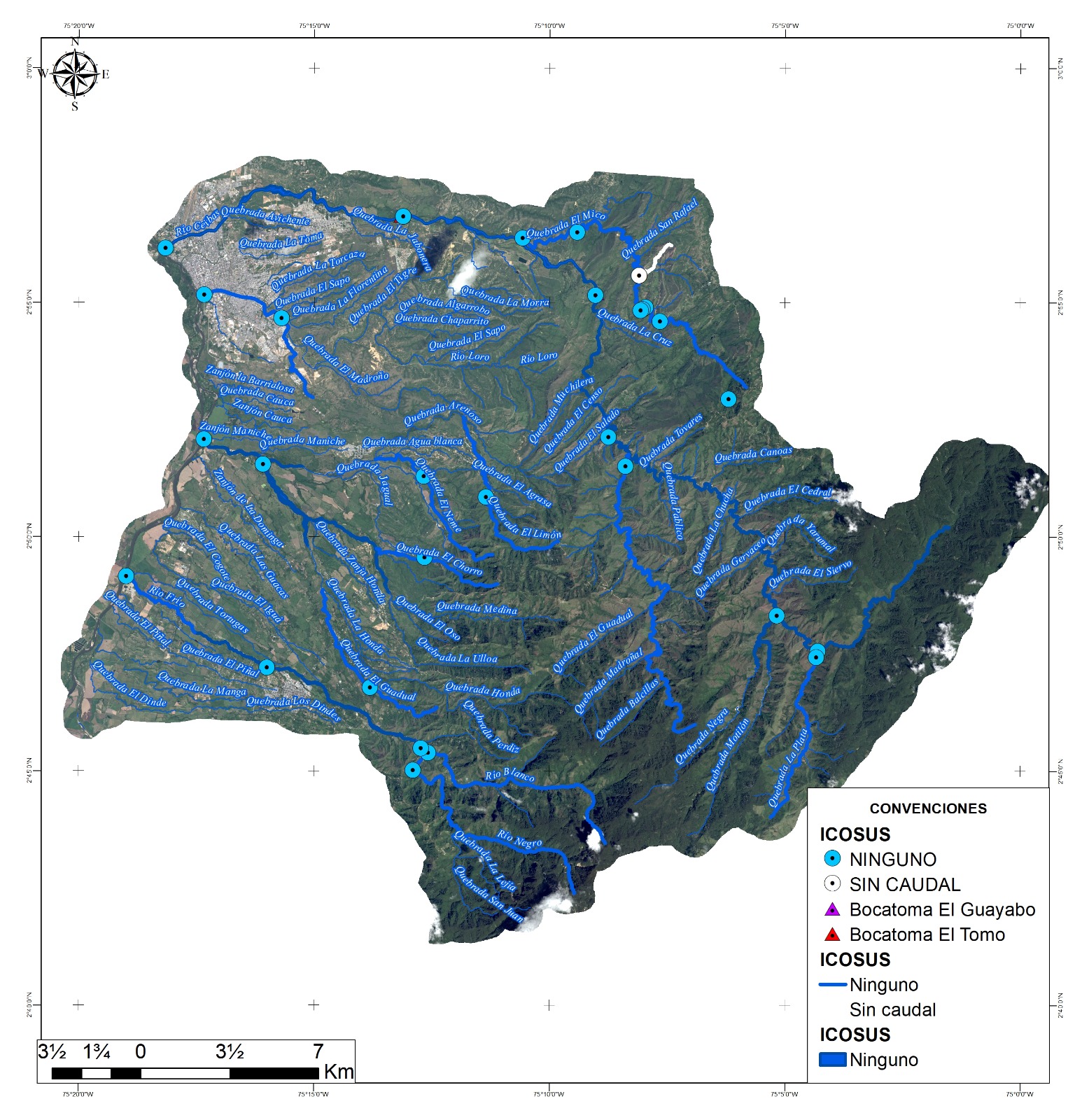 Mapa ICOSUS Campaña 2025