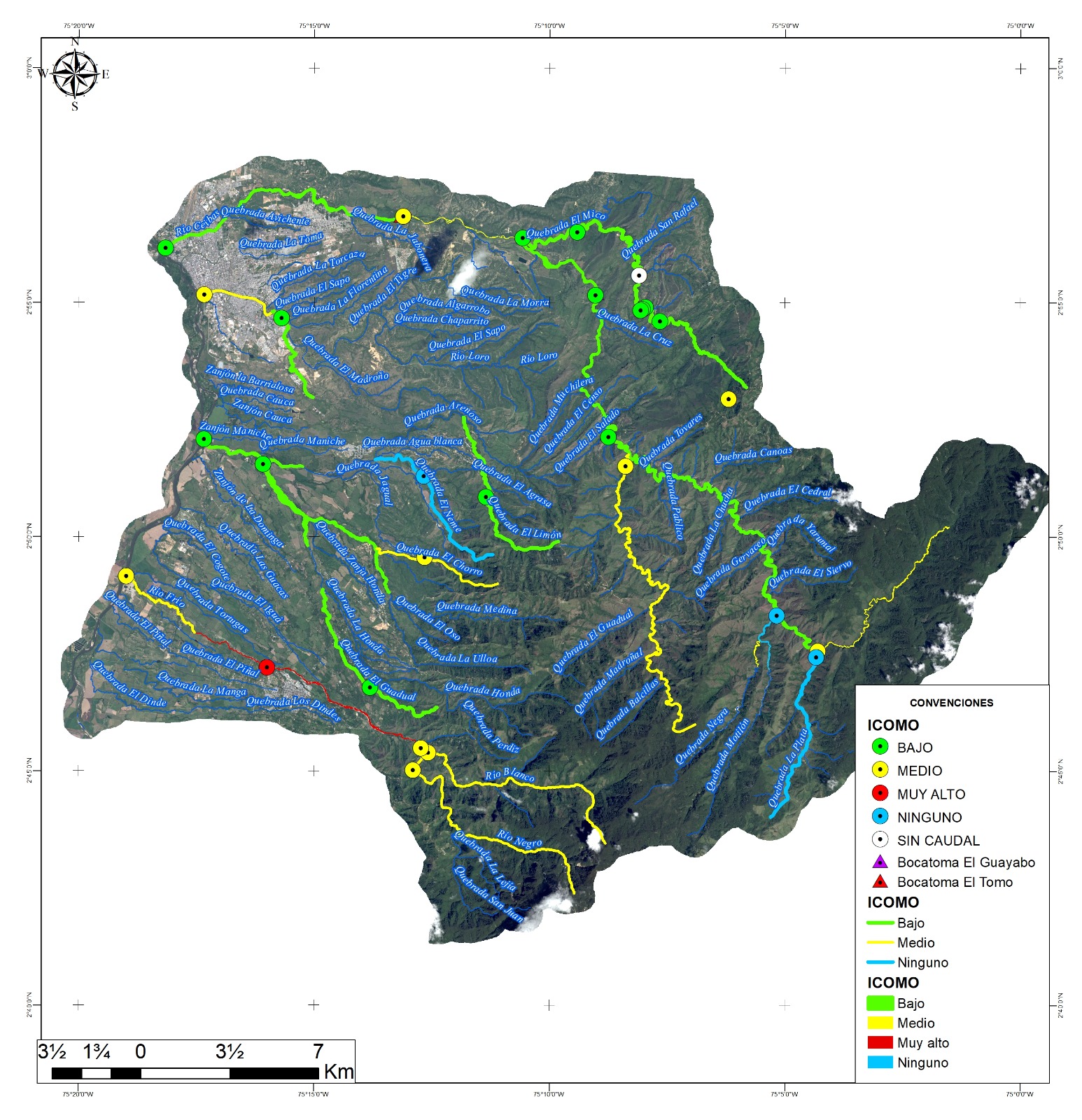 Mapa ICOMO Campaña 2025
