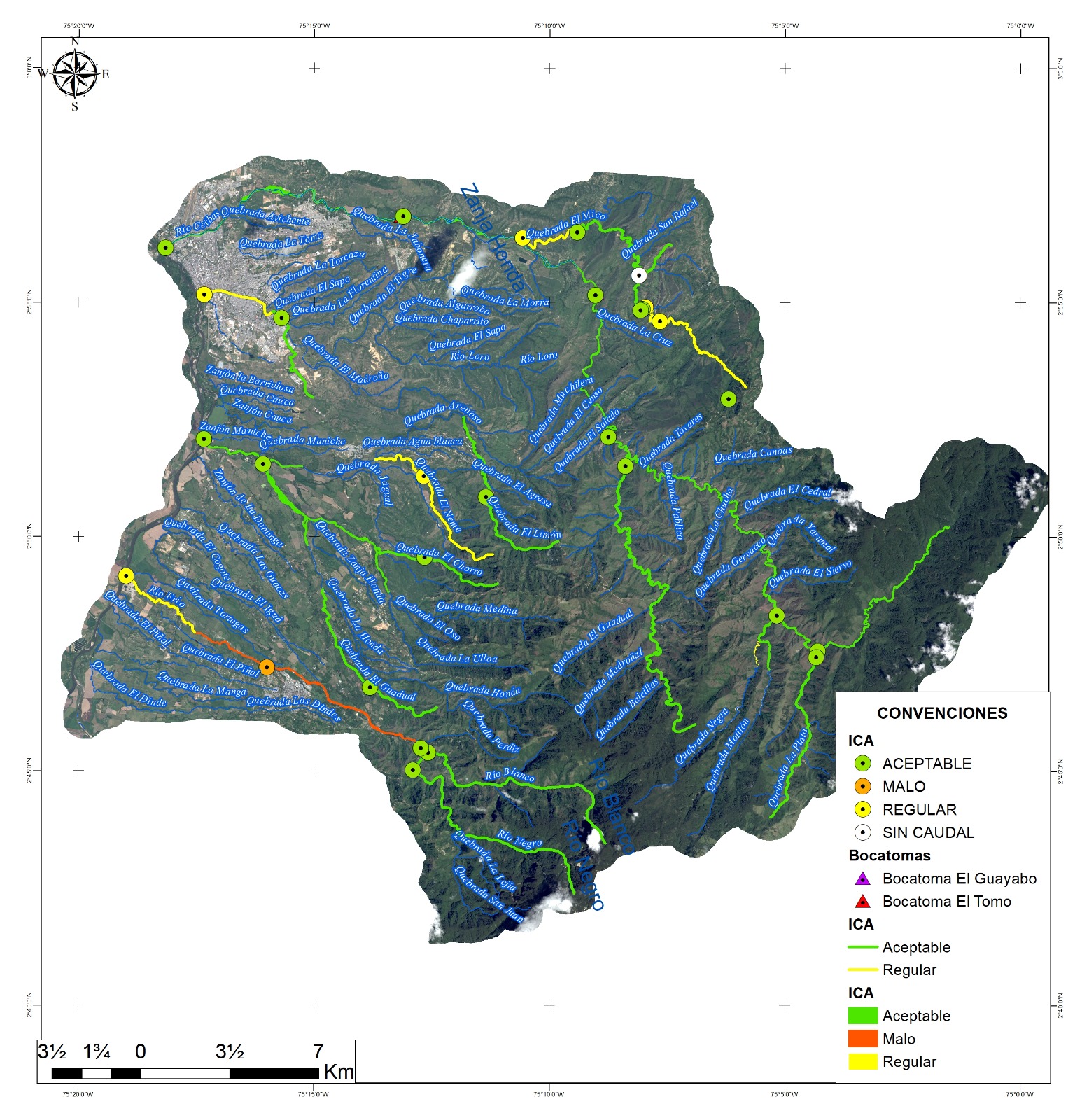 Mapa ICA Campaña 2025